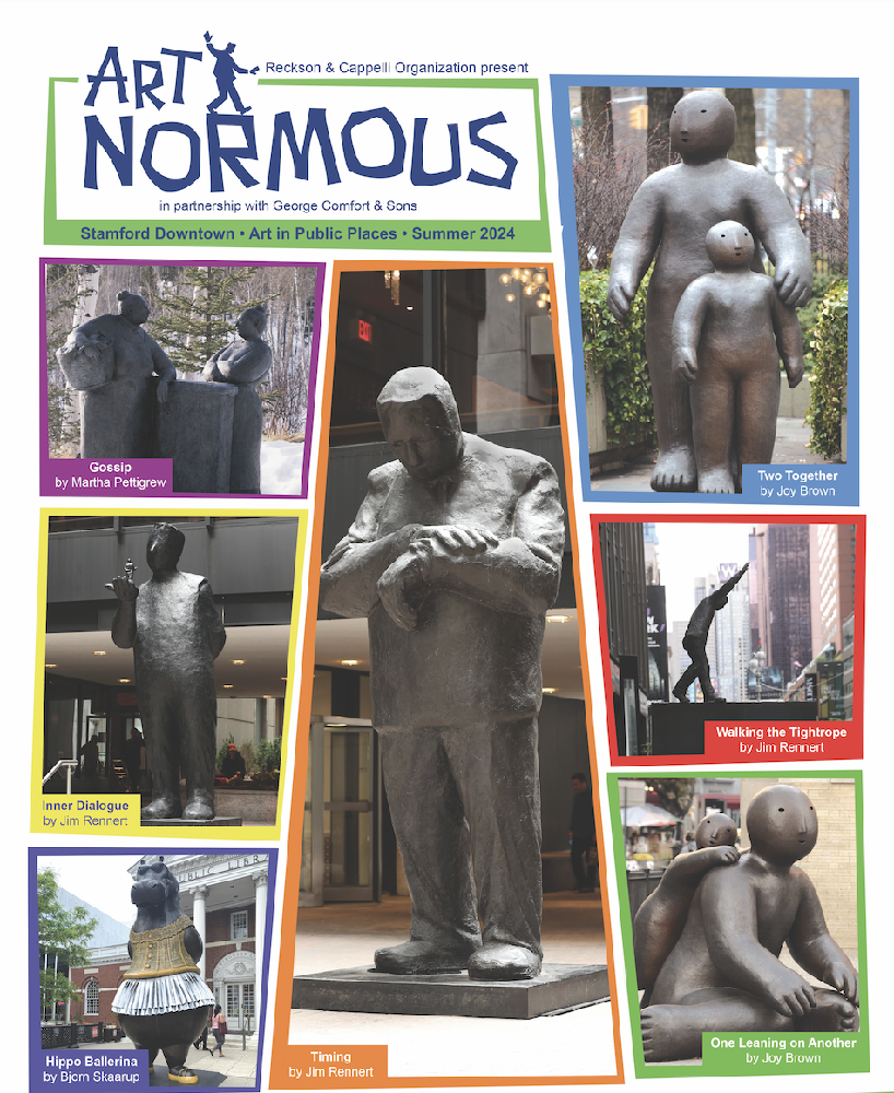 ArtNORMOUS in downtown stamford in stamford connecticut during the summer of 2024